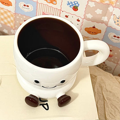 Keramický hrnek Coffee Cup s nožičkami