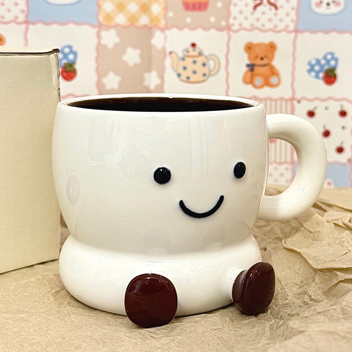 Keramický hrnek Coffee Cup s nožičkami