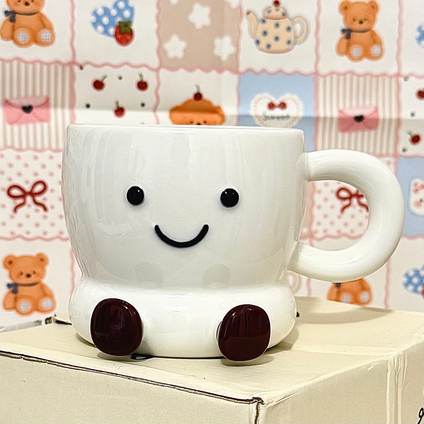 Keramický hrnek Coffee Cup s nožičkami