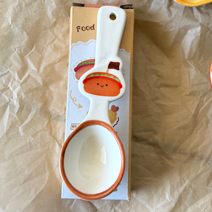 Keramické nádobí s 3D motivy - fastfood